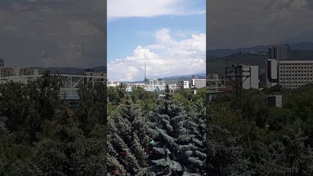 Вид на город Алматы. 25.06.2024.