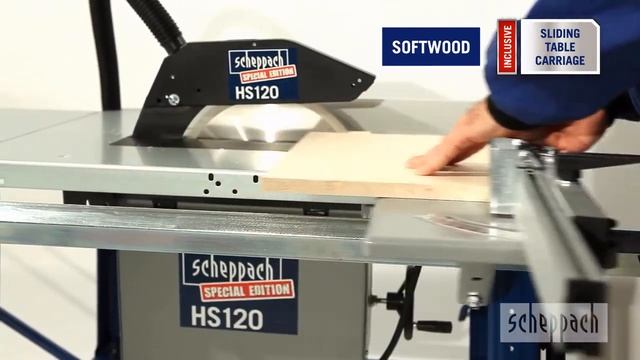 Fierastrau circular cu masa HS120o Scheppach SCH3901302915, 2200 W, Ø 315 mm