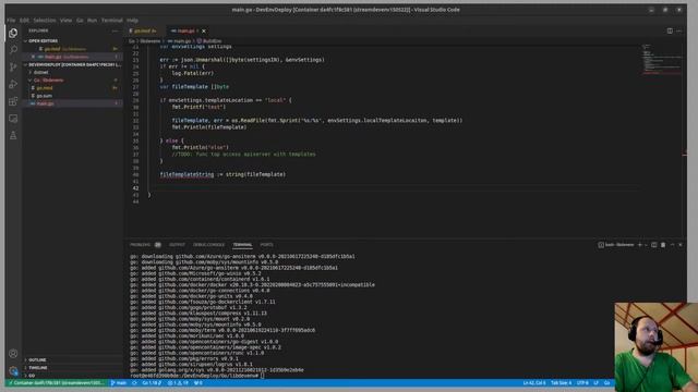 Writing GOLang library for use in Dotnet based command line project