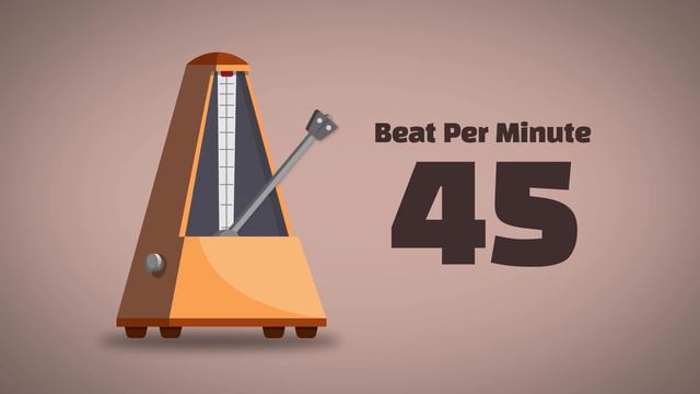 45 BPM Metronome 1Hour