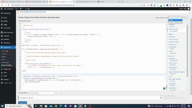 How to Add custom Settings Tab in woocommerce? | Web Developers tutorial | #wordpress