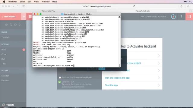Play Framework 2.4 Activator UI Error java.lang.NoClassDefFoundError: play/Play$