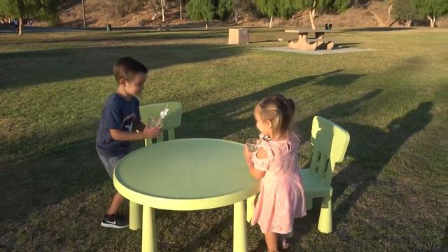 Вика и Богдан ПРОДАЮТ ЛИМОНАД! Pretend Play Selling Lemonade Stand
