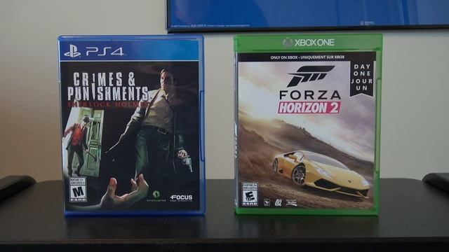 Game Unboxing - Sherlock Holmes: Crimes  Punishments PS4 Forza Horizon 2 Day One Edition XBO