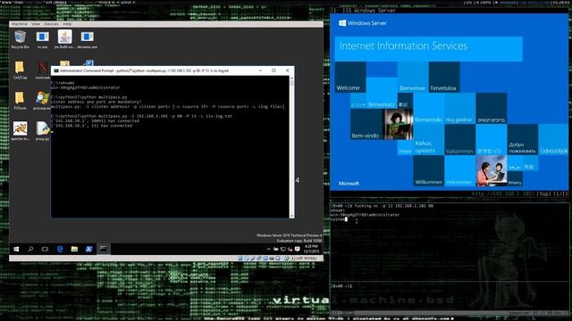 Windows Server 2016 IIS socket hijack