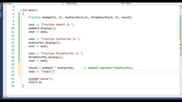 Overloading Mathmatical Operators