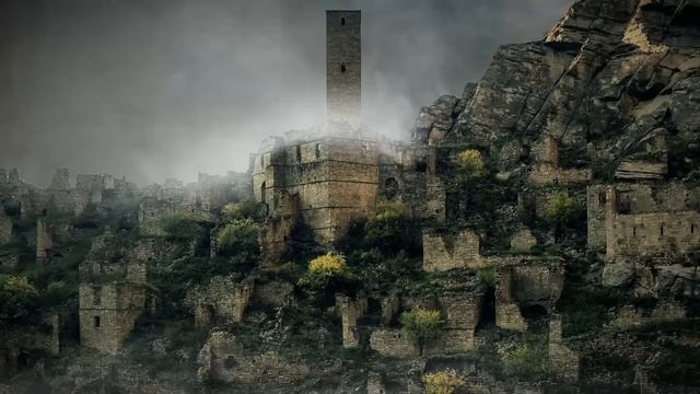 Abandoned Town Ambience and Music | fantasy ambience of ruins of a town with music #ambientmusic