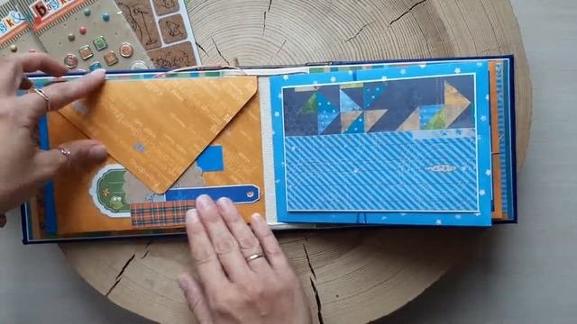 Миник из конвертов для Зачарованных скрапом