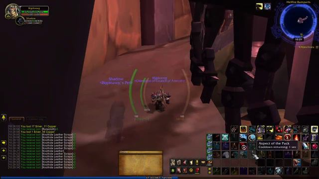 Runecloth farming in Hellfire Ramparts - World of Warcraft 600+ /hour
