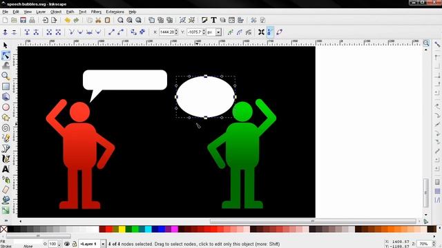 Speech Bubbles - Inkscape Tutorial