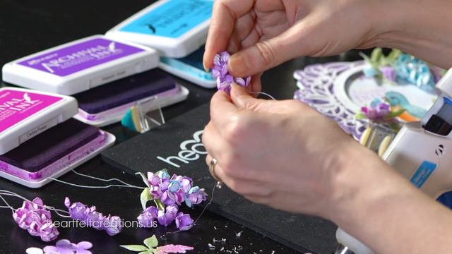 How to Create Wisterias & Shaped Cards with the Cascading Petals Collection