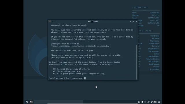 Instalacion de BUNSENLABS LINUX - LITHIUM - Un debian buster con Openbox y tint2 - EFI - GPT [V072]