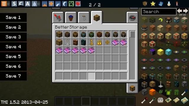Обзоры модов minecraft #1 (Много, очень много сундуков!) (BetterStorage)