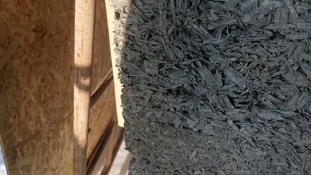 дом из арболита меряем температуру стен зимой