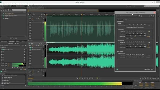 Adobe Audition CS6. Automatic sidechain audio ducking. Keep your music under control.