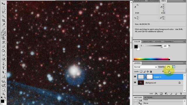 Star Halo Removal - Photoshop Astrophotography Tutorial