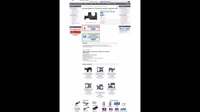 661 5566   Logic Board MacBook Pro 15 Mid 2010 2 4 GHz MC371LL 820 2850 A A1286