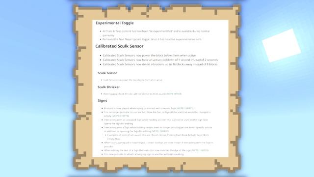 1.20.0.21 BETA OUT NOW! ⚒️ Sculk Family & Sign Changes  ? Minecraft Bedrock Preview ✅Changelog