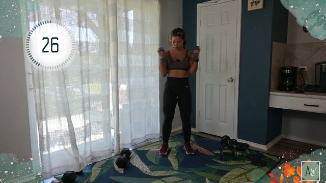 HOMBROS Y BICEPS EN CASA  25 MINUTOS | SOLO PESAS | ENTRENAMIENTO BRAZOS | BRAZOS FUERTES