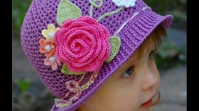 29.Красивые детские летние шапочки.Работы разных мастериц.||Вязание крючком|Декор|Аренсбург|Лайфхак