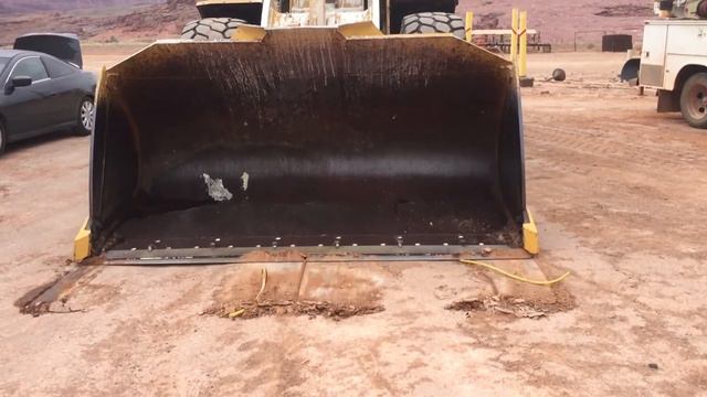 Front Loader Crushes And Drags Cable