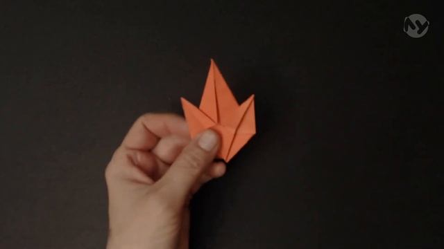 Оригами. Кленовый лист. 2 способ