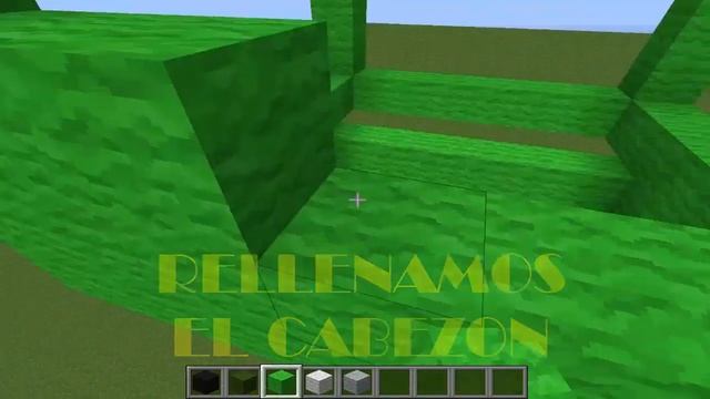TUTORIAL CREEPER GIGANTE 3D MINECRAFT