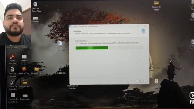 Instalación de Proteus  8.13 Carlos Silva