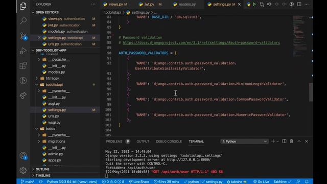 Django Rest Framework Complete Tutorial for beginners.