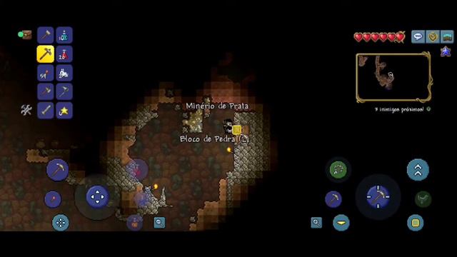 ATUALIZAÇÃO 1.4.3.2.3! ACHEI A PIRAMIDE NO DESERTO! Terraria Mobile #005
