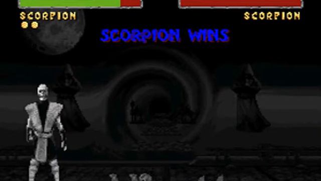 Mortal Kombat 2 - SNES - Scorpion - Censored Fatality 1
