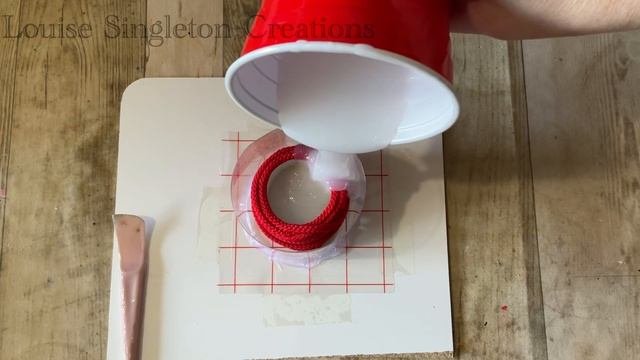 Moulding Yarn For Textured Jesmonite Pots And Coasters