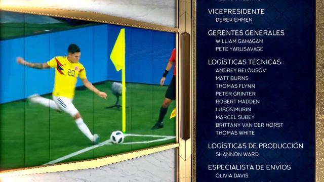 Russia 2018 FIFA World Cup Telemundo Network Credits