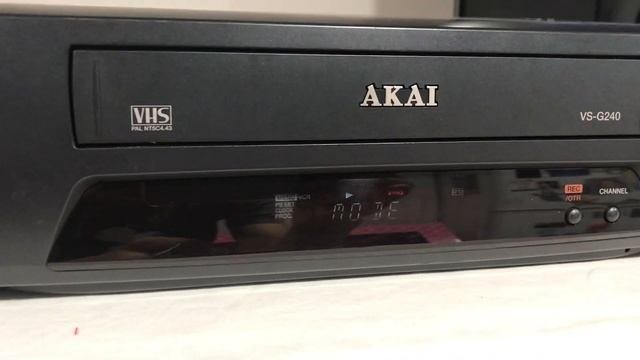 Akai VHS VCR VS-G240EA Test