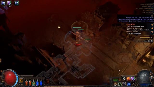 My Path of Exile Ultimatum SSF Hardcore Deaths