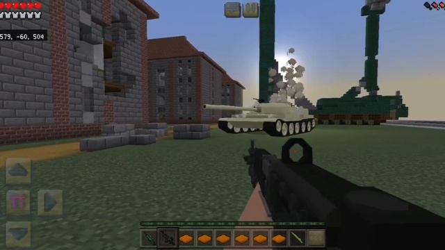 "Уличные бои" Modern Warfare майнкрафт пе