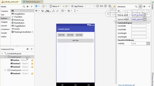Curso Android desde cero #34 | LinearLayout – Diseño lineal