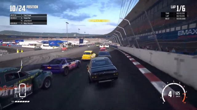 Wreckfest funny gameplay live on Ps5