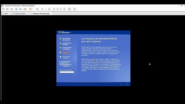 INSTALANDO WINDOWS XP (2SP) EN VMWARE 2021