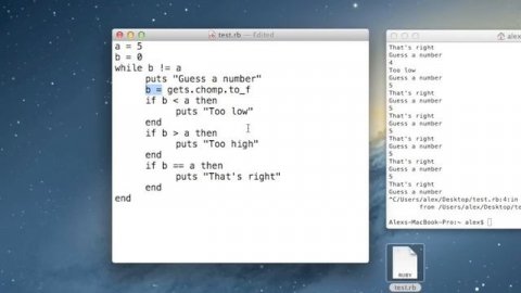 Ruby Tutorial 8 - While Loops & Full If-Statements