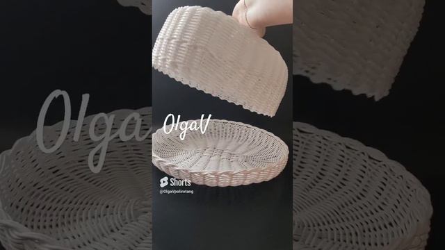 Хлебница из ПолиРотанга прут 3 мм