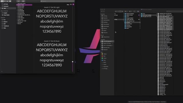 Cara Install multiple fonts di Mac sekaligus