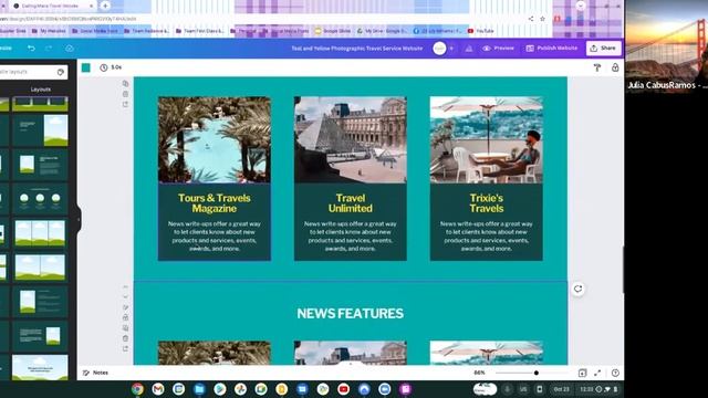 Create Your Travel Website Using Canva!
