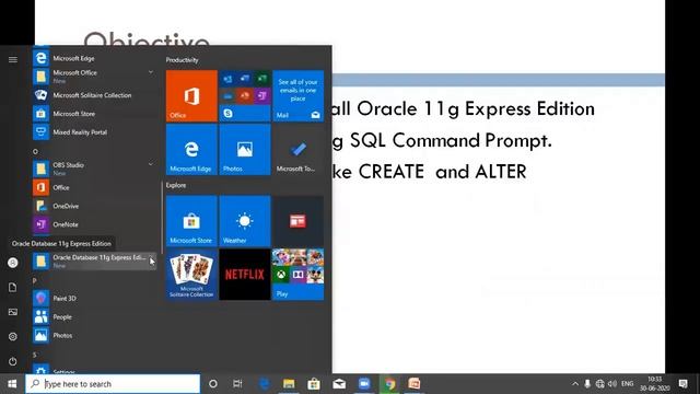 Download and install oracle 11g  DBMS  3330703  Mrs. Shweta Patel