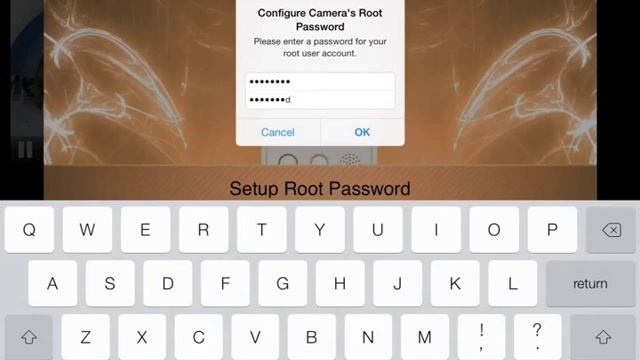 Setting up your AXIS Camera's Root Password