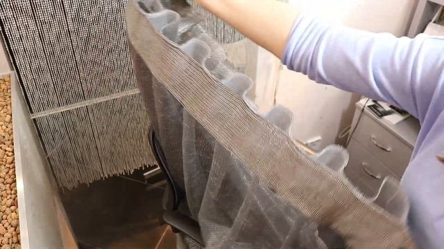 Зонирование комнаты. Разделение пространства шторами