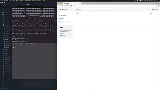 Getting Started with Scotch Box Vagrant: #11 Email Catching and Testing