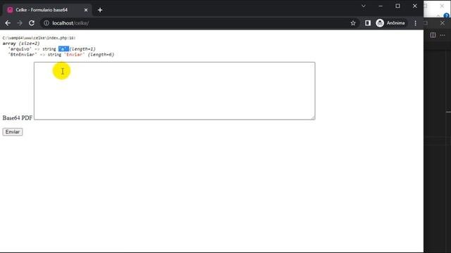 Como criar o campo para receber PDF base64 e imprimir o PDF na tela
