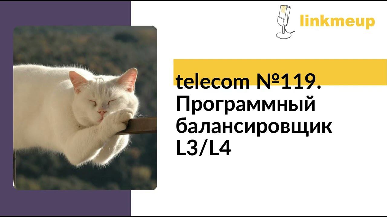 telecom №119. Программный балансировщик L3/L4