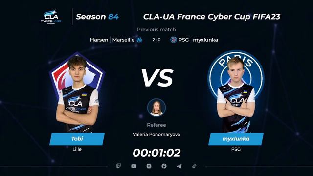 2023.06.28 ►  UA Division CLA France Cyber Cup FIFA 23